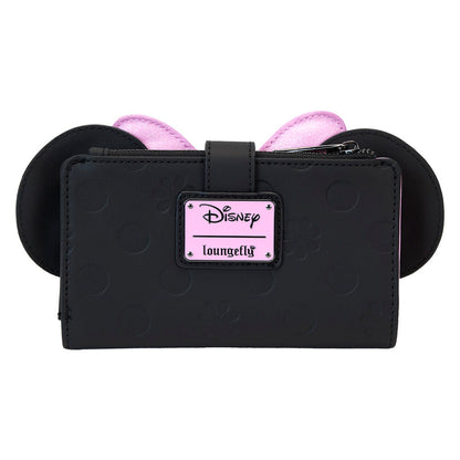 Carteira Loungefly Floral Rock the Dots Minnie Disney