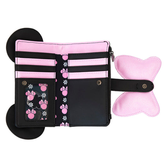 Floral Rock the Dots Minnie Disney Loungefly Wallet