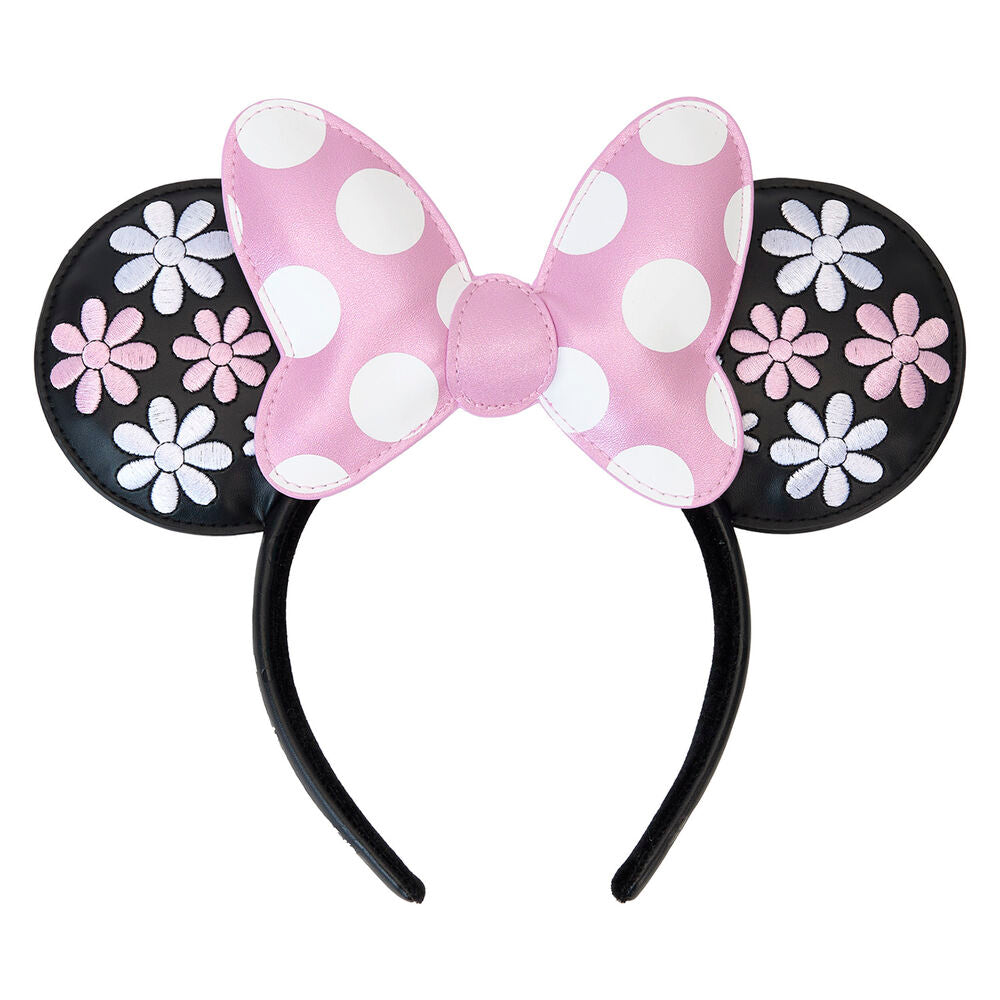 floral rock the dots minnie disney loungefly ears headband