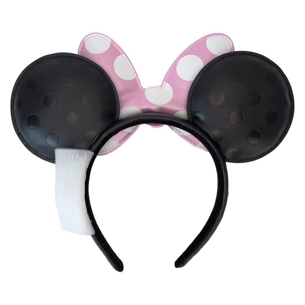 Serre tête oreilles Minnie Disney Loungefly à pois et fleurs