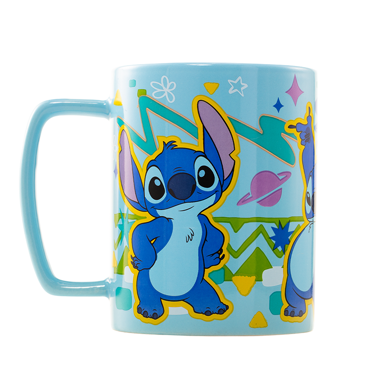 Disney Stitch plush mug cover 440ml
