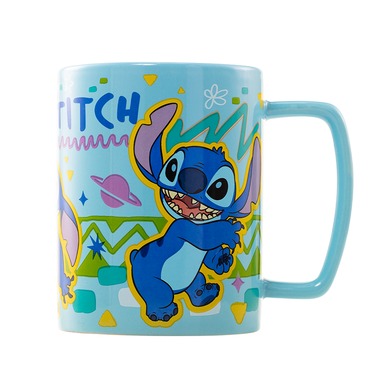 Disney Stitch plush mug cover 440ml