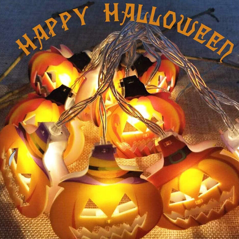 string lights for trick or treat halloween