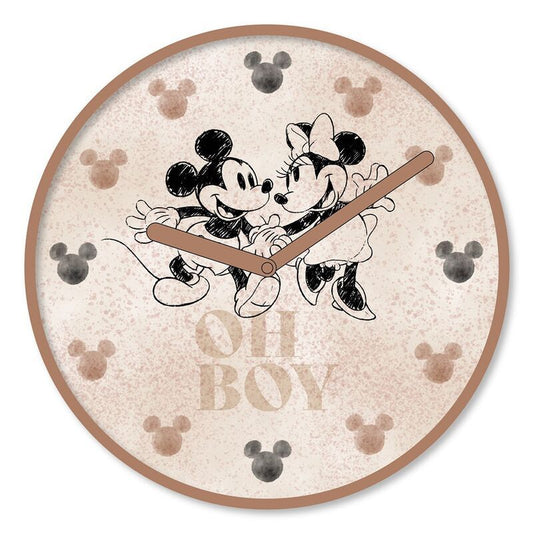 mickey & minnie disney wall clock