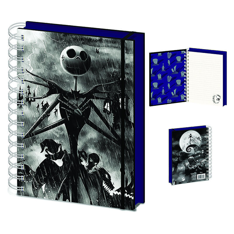 a5 lenticular notebook nightmare before christmas disney