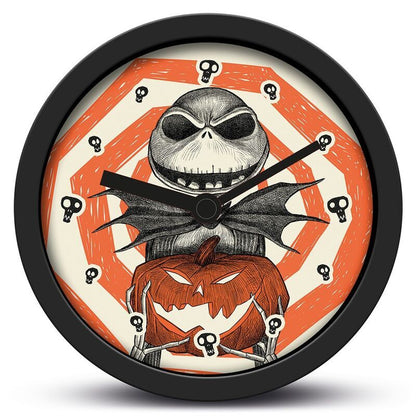 pumpkin king nightmare before christmas disney clock