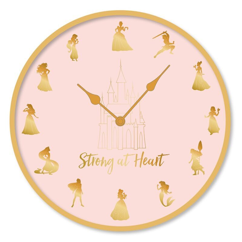 disney princesses wall clock