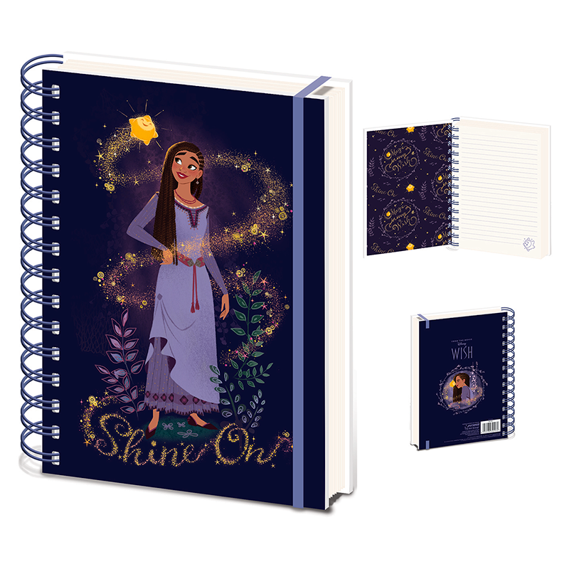 a5 wish disney notebook