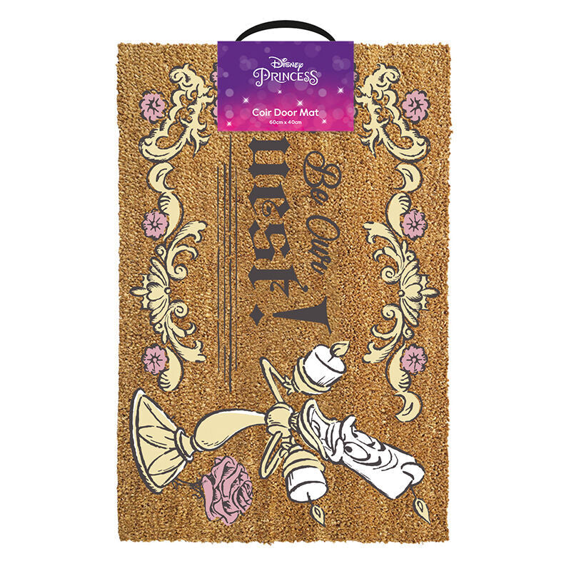 disney beauty and the beast be our guest doormat