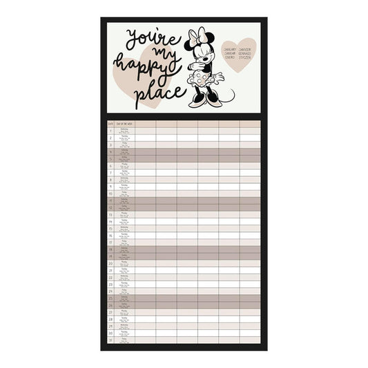 Calendário de planejamento familiar Disney Mickey e Amigos