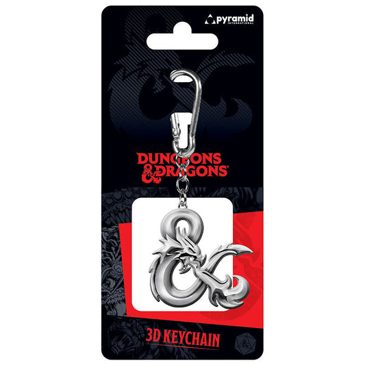 3d ampersand logo keychain from dungeons & dragons  6cm