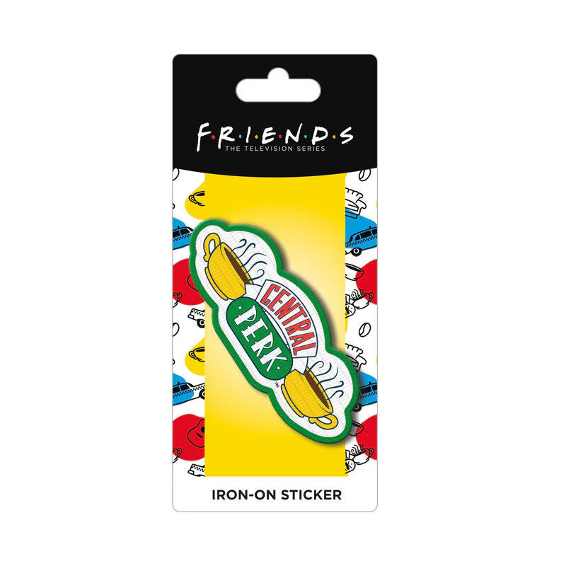 central perk friends embroidery sticker