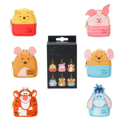 loungefly mystery winnie the pooh mini backpack keychains (assorted)