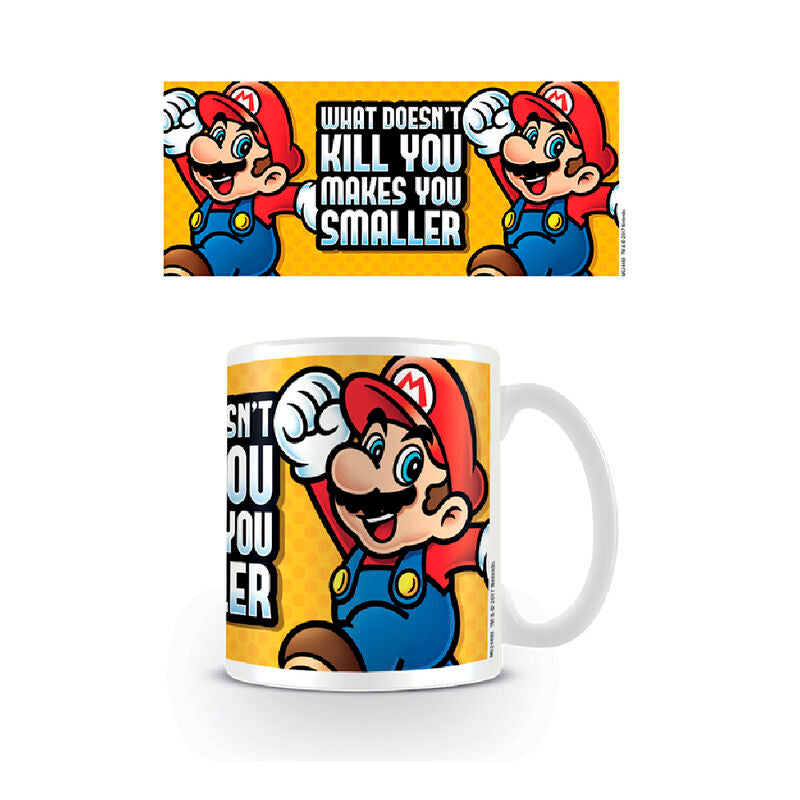 makes you smaller super mario bros mug 315ml