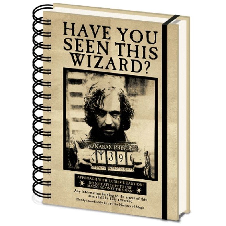 a5 lenticular notebook harry potter posters  sirius