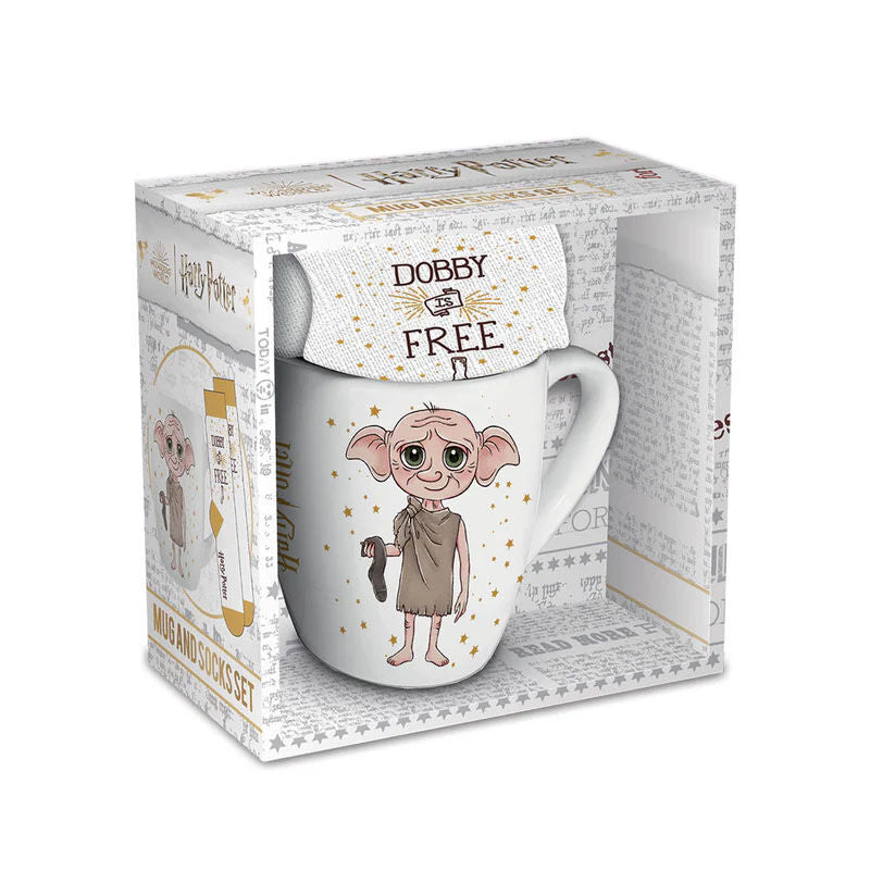 harry potter dobby mug and socks set