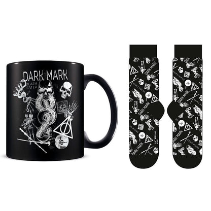 harry potter dark arts mug and socks set