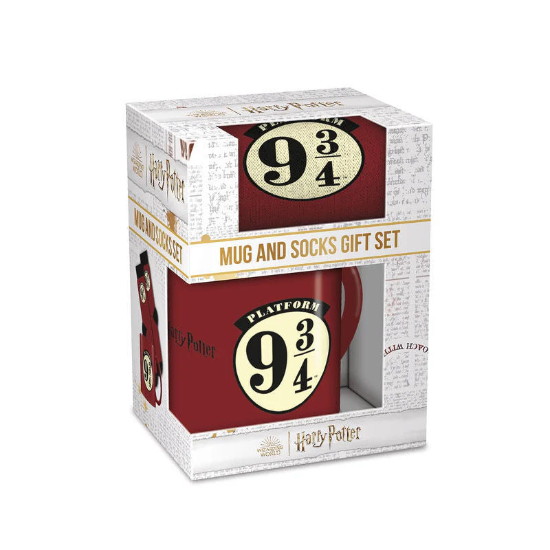 Harry Potter Mug and Platform Socks Set 9 3/4
