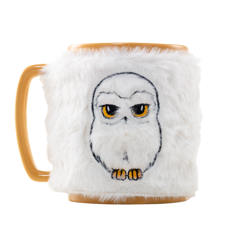 hedwig harry potter plush mug cover 440ml
