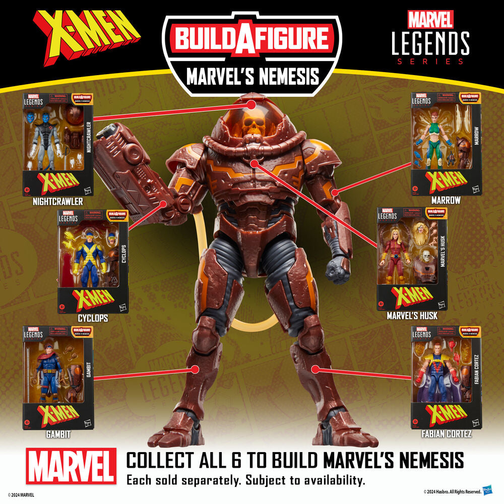 Figura de Husk de Marvel X Men 15 cm.