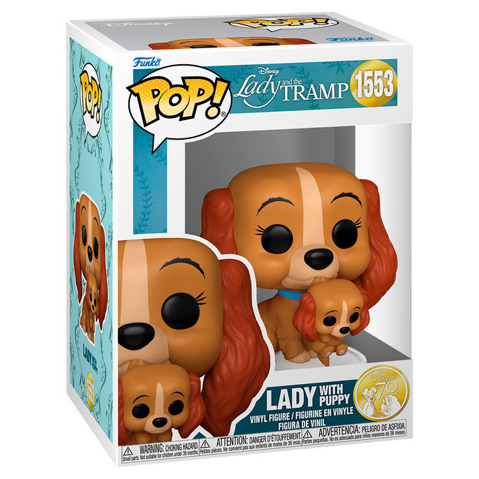Statuetta Disney POP di Lilli e il Vagabondo: Lilli con il cucciolo