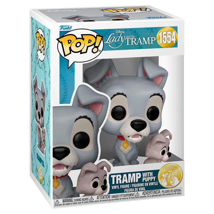 Disney POP Figur Susi und Strolch: Strolch mit Welpe