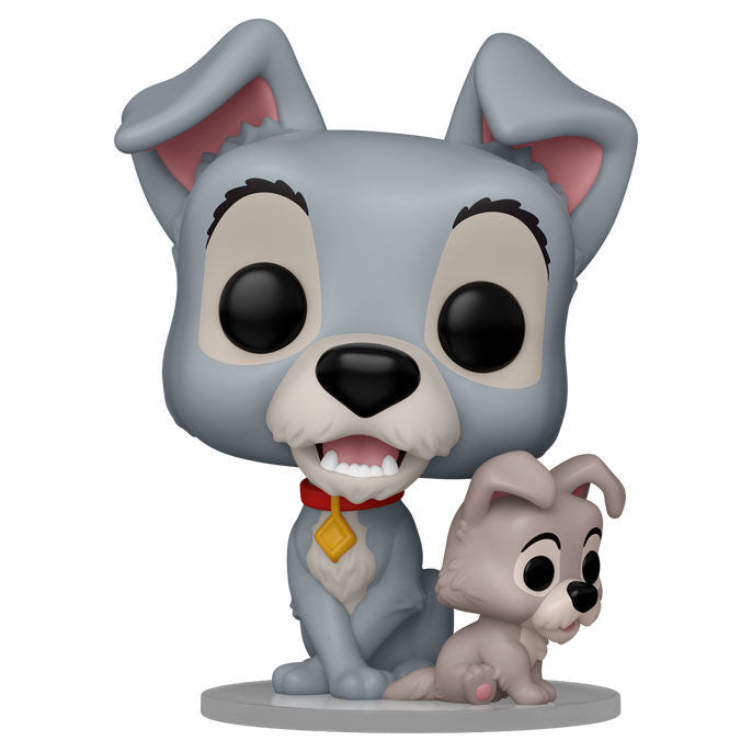 disney pop figure lady and the tramp tramp with puppy