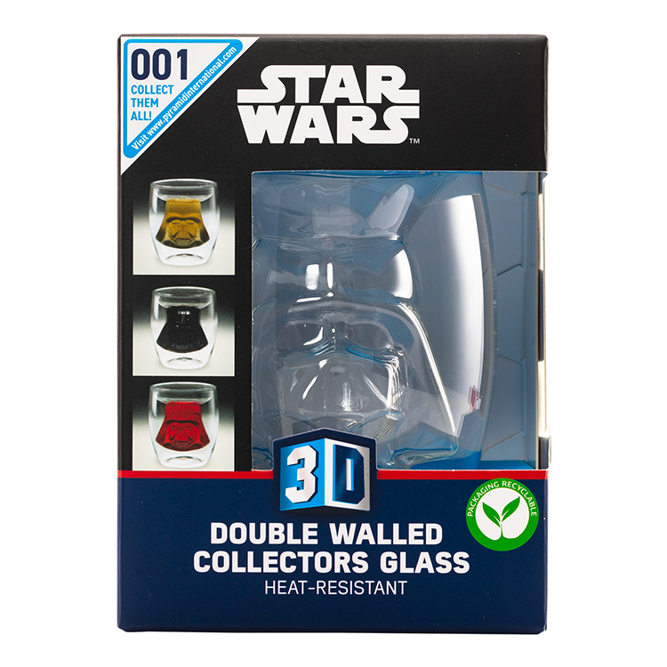 3D Doppelwandiger Darth Vader Star Wars Becher