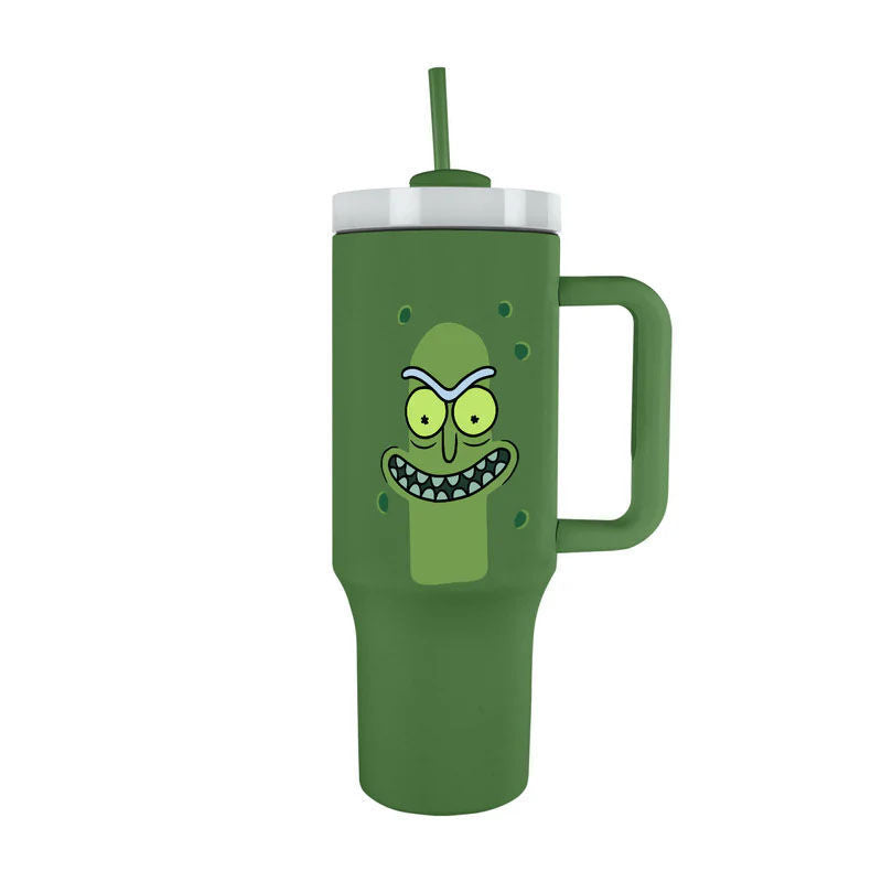 rick pickle thermos mug  rick & morty 12l