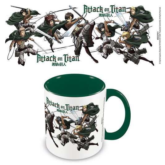 attack on titan characters mug 315ml