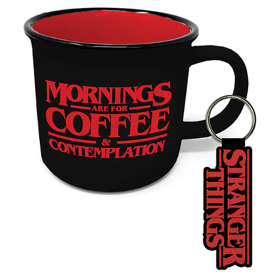 stranger things mug  keychain