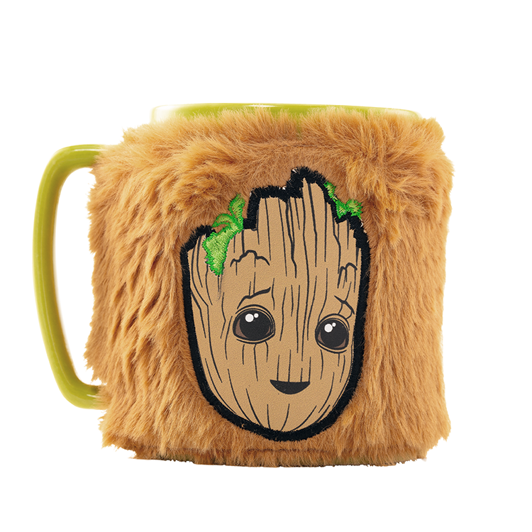 groot plush mug cover from guardians of the galaxy marvel 440ml