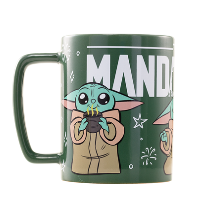 Grogu Mandalorian Star Wars pluszowy kubek 440ml