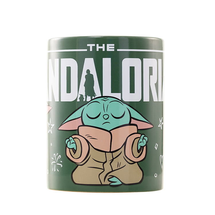 Grogu Mandalorian Star Wars pluszowy kubek 440ml