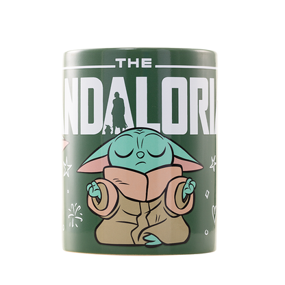 Grogu Mandalorian Star Wars pluszowy kubek 440ml