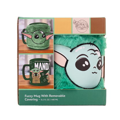 Grogu Mandalorian Star Wars pluszowy kubek 440ml