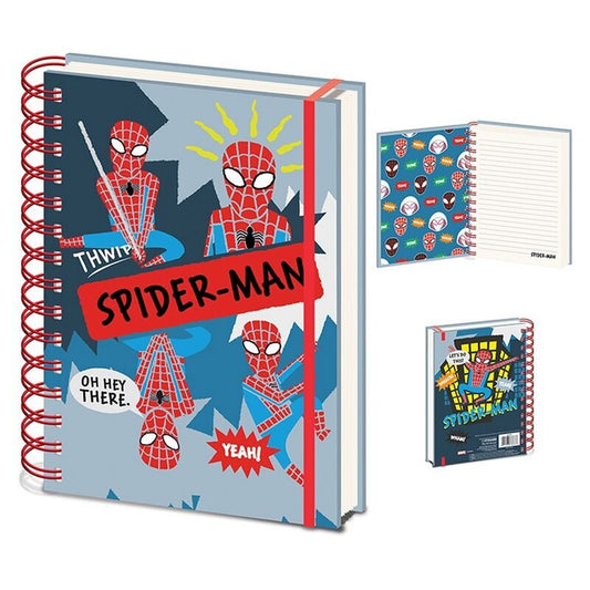 a5 notebook spiderman marvel