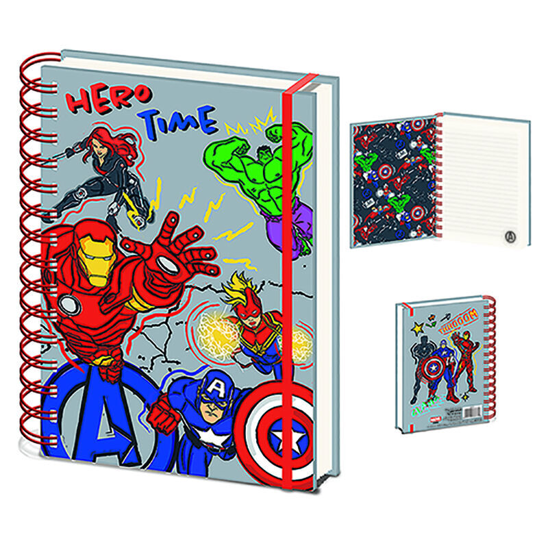 a5 notebook the avengers marvel