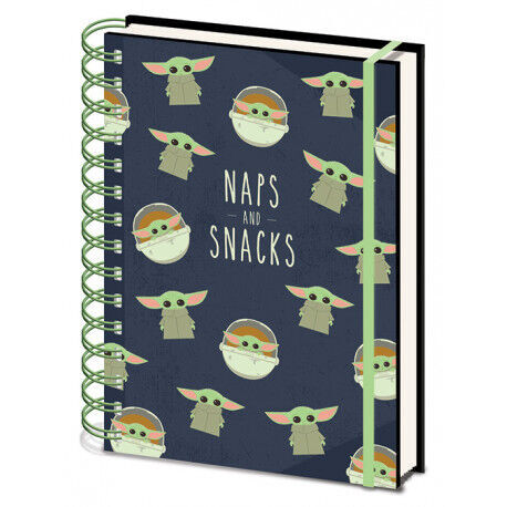 a5 baby yoda star wars notebook