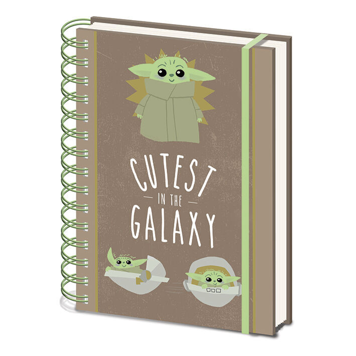 a5 notebook cutest in the galaxy mandalorian star wars