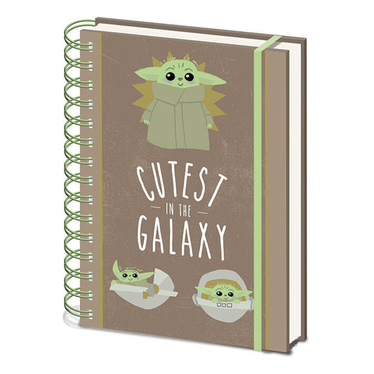 a5 notebook cutest in the galaxy mandalorian star wars