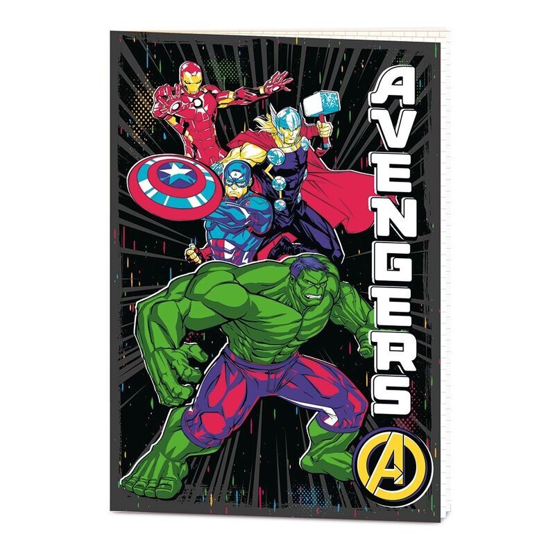 a5 exercise book set the avengers marvel