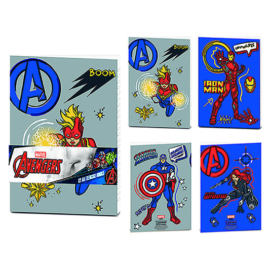 Set of 2 A5 exercise notebooks The Avengers Marvel