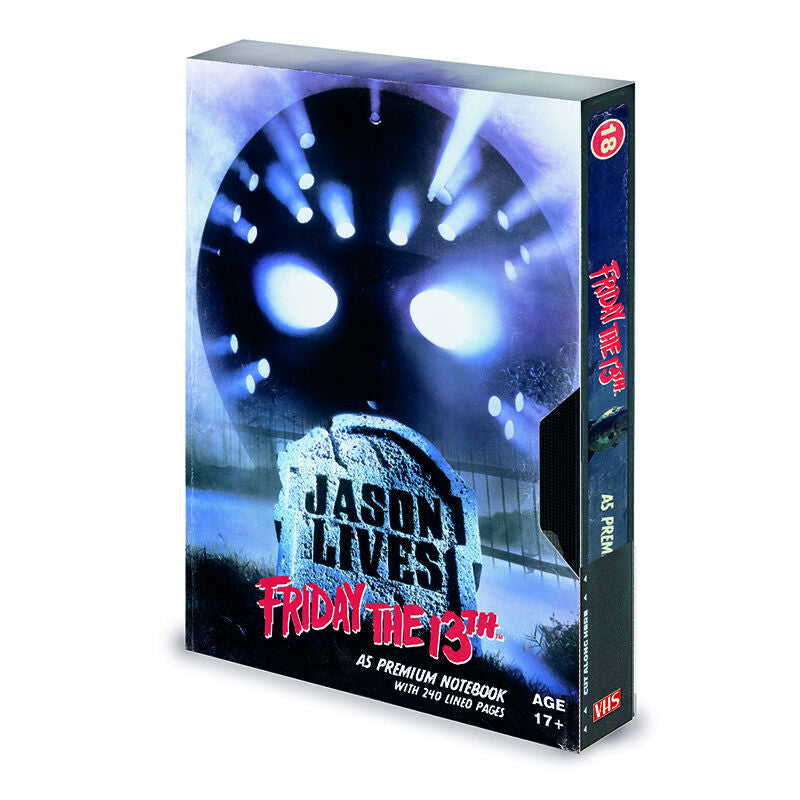 a5 premium notebook vhs friday the 13th