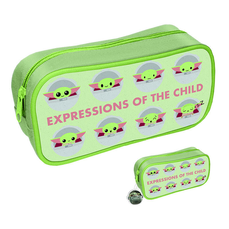 expressions of the child mandalorian star wars pencil case