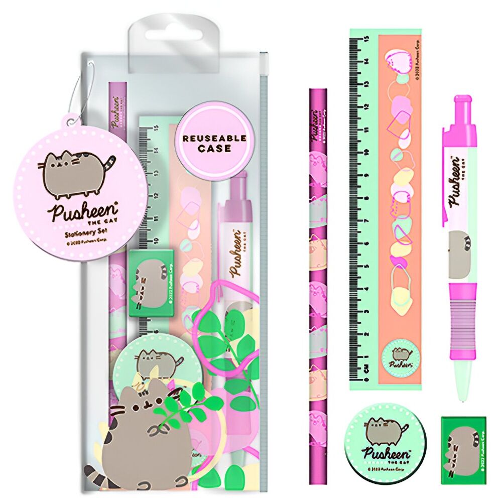 pusheen stationery set