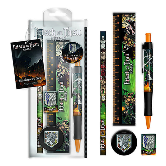 attack on titan stationery set