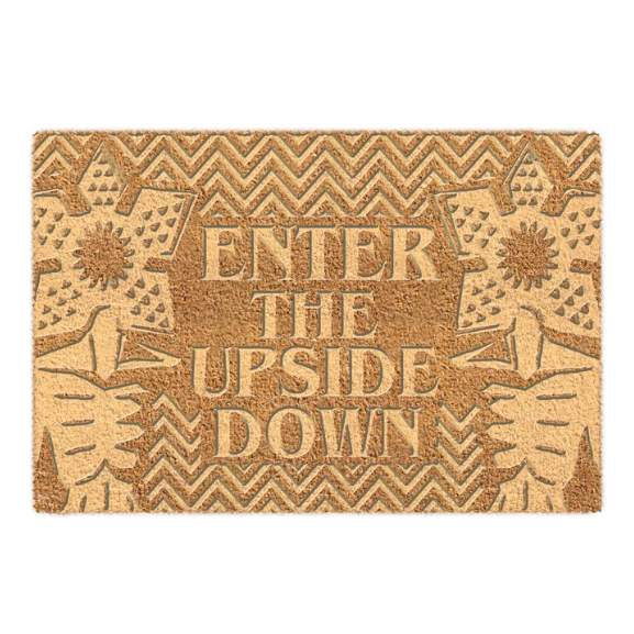 enter the upside down stranger things doormat