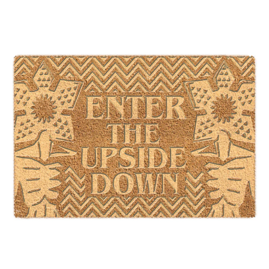 enter the upside down stranger things doormat