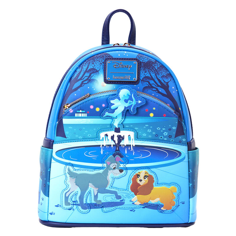 disney loungefly lady and the tramp 70th anniversary backpack 26cm